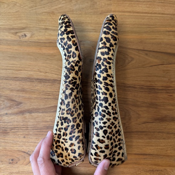 Kate Spade Shoes Women’s 7.5 Cheetah Print Flats with Gold Trim - Picture 8 of 11